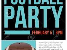 92 Customize Super Bowl Party Flyer Template With Stunning Design by Super Bowl Party Flyer Template