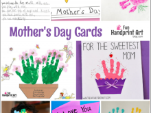 92 Diy Mothers Day Card Handprint Now with Diy Mothers Day Card Handprint