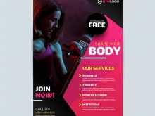 92 Format Fitness Flyer Template Photo with Fitness Flyer Template