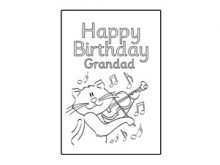 92 Format Grandad Birthday Card Template With Stunning Design by Grandad Birthday Card Template