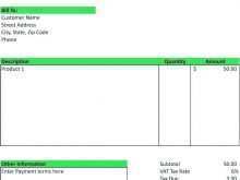 92 Format Tax Invoice Format Vat Download for Tax Invoice Format Vat