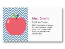 92 Free Business Card Template Teacher Photo by Business Card Template Teacher