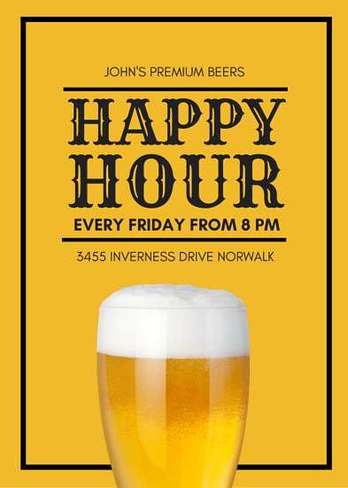 92 Free Happy Hour Flyer Template Free Download for Happy Hour Flyer Template Free
