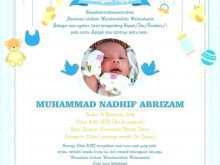 92 Free Invitation Card Aqiqah Template for Ms Word by Invitation Card Aqiqah Template