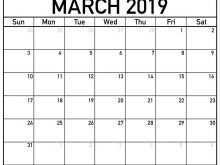 92 Free Printable Daily Calendar Template March 2019 Templates for Daily Calendar Template March 2019