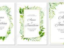 92 Free Printable Wedding Card Template Green Formating for Wedding Card Template Green