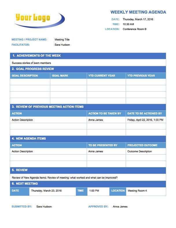 92 How To Create Meeting Agenda Items Template Formating by Meeting ...