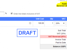 Reverse Charge Vat Invoice Template