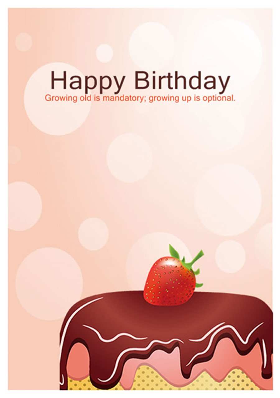 20 Online Happy Birthday Card Template Free Download Photo by Within Birthday Card Template Indesign