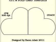 92 Online Heart Shaped Card Templates With Stunning Design by Heart Shaped Card Templates