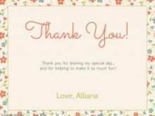 92 Online Thank You Card Template A6 Now with Thank You Card Template A6