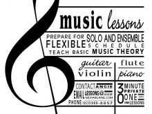 92 Printable Music Lesson Flyer Template Download for Music Lesson Flyer Template