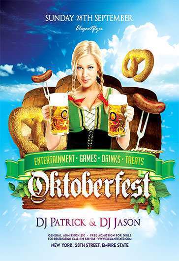 92 Printable Oktoberfest Flyer Template Free Download Formating by Oktoberfest Flyer Template Free Download