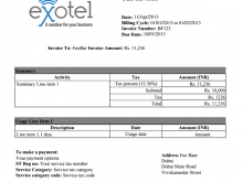 92 Printable Tax Invoice Template Html Maker for Tax Invoice Template Html