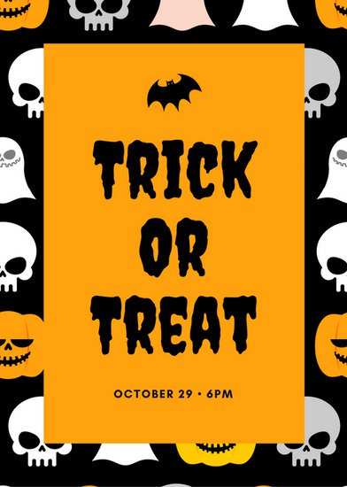 92 Printable Trick Or Treat Flyer Templates Download with Trick Or ...