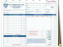 Diesel Repair Invoice Template