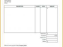 92 Standard Blank Business Invoice Template for Ms Word by Blank Business Invoice Template
