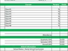 92 Standard High School Report Card Template Excel in Word for High School Report Card Template Excel