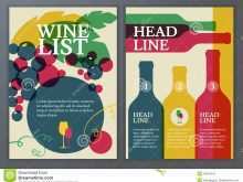92 Standard Wine Flyer Template Templates with Wine Flyer Template