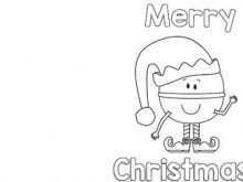92 The Best Christmas Card Template Colour In for Ms Word for Christmas Card Template Colour In