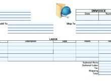 92 The Best Labour Contractor Invoice Format In Excel For Free for Labour Contractor Invoice Format In Excel