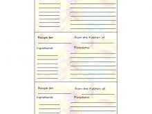 92 The Best Recipe Card Template For Word 3X5 Layouts for Recipe Card Template For Word 3X5