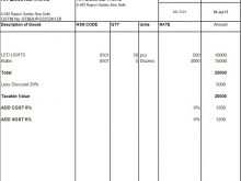 Tax Invoice Template Word