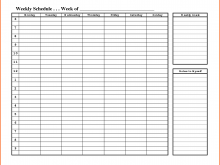 93 Adding Class Schedule Template Online for Class Schedule Template Online