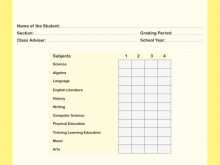 93 Adding Homeschool Kindergarten Report Card Template for Ms Word by Homeschool Kindergarten Report Card Template
