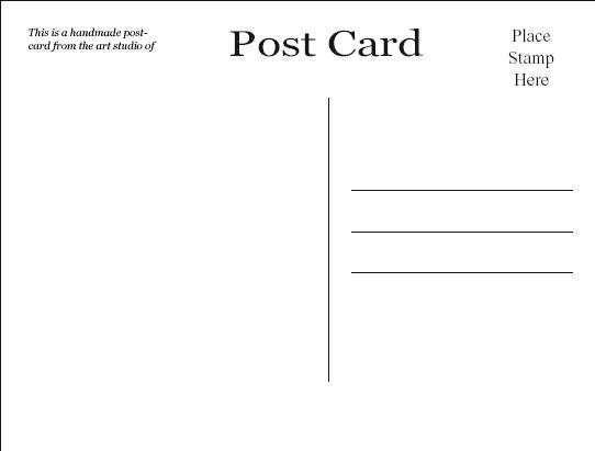 Postcard Template For Google Docs - Cards Design Templates