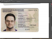 93 Best German Id Card Template For Free for German Id Card Template