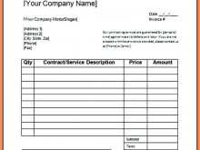 93 Blank Contractor Invoice Template Nz PSD File for Contractor Invoice Template Nz