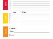 93 Blank Daily Agenda Template 2018 for Ms Word for Daily Agenda Template 2018