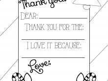 93 Blank Free Thank You Card Template Black And White Templates with Free Thank You Card Template Black And White
