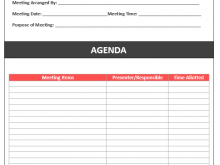 93 Blank Meeting Agenda Template Pdf Download with Meeting Agenda Template Pdf