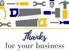 Business Thank You Card Template Word