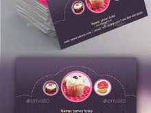93 Create Cake Business Card Template Illustrator Maker for Cake Business Card Template Illustrator