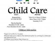 93 Create Child Care Flyer Template For Free for Child Care Flyer Template