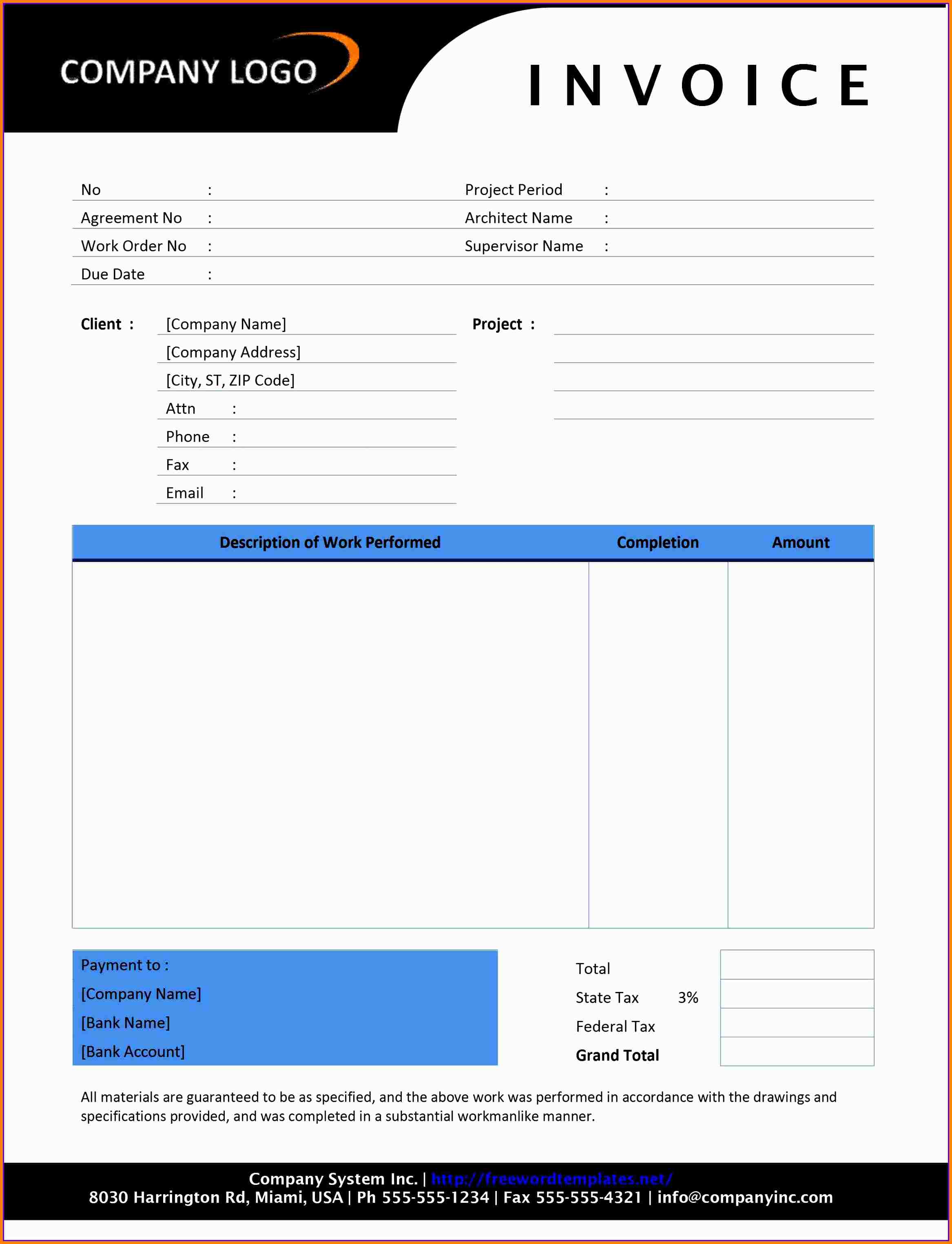 93 Create Microsoft Excel Contractor Invoice Template Download for Microsoft Excel Contractor Invoice Template