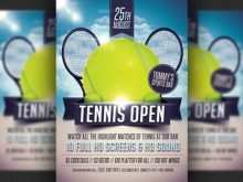93 Creative Tennis Flyer Template Free Maker with Tennis Flyer Template Free
