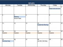 93 Customize Interview Schedule Calendar Template Maker with Interview Schedule Calendar Template