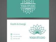 93 Customize Our Free Business Card Template Yoga in Photoshop with Business Card Template Yoga