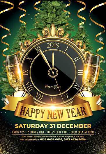 93 Customize Our Free Free New Years Eve Flyer Template PSD File with Free New Years Eve Flyer Template