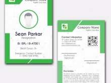 93 Customize Our Free Id Card Template Green Maker with Id Card Template Green