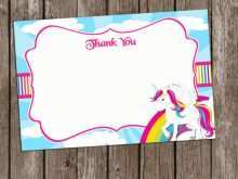 93 Customize Our Free Thank You Card Template Unicorn Templates by Thank You Card Template Unicorn