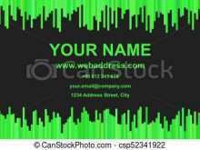 93 Format Green Color Id Card Template in Photoshop for Green Color Id Card Template