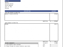 Basic Freelance Invoice Template