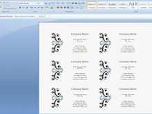 93 Free Business Card Template In Word 2016 Formating with Business Card Template In Word 2016