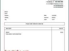 93 Free Contractor Expenses Invoice Template For Free for Contractor Expenses Invoice Template