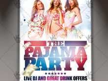 93 Free Pajama Party Flyer Template PSD File with Pajama Party Flyer Template